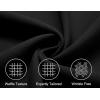 COOFANDY Mens Short Sleeve Button Down Shirts Waffle Shirt Casual Beach Summer Shirts Wrinkle Free Vacation Shirts(A-black)
