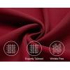 COOFANDY Mens Short Sleeve Button Down Shirts Waffle Shirt Casual Beach Summer Shirts Wrinkle Free Vacation Shirts(Wine Red)