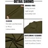 COOFANDY Mens Short Sleeve Dress Shirts Button Down Untucked Wrinkle Free Shirts Casual Summer Shirt with Pocket(Army Green)