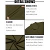 COOFANDY Mens Short Sleeve Dress Shirts Button Down Untucked Wrinkle Free Shirts Casual Summer Shirt with Pocket(Army Green)