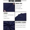 COOFANDY Mens Short Sleeve Dress Shirts Button Down Untucked Wrinkle Free Shirts Casual Summer Shirt with Pocket(Midnight Blue)