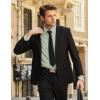 COOFANDY Mens Long Sleeve Button Down Shirts Casual Untucked Shirts for Men Dress Shirts Wedding Shirts(Light Green)