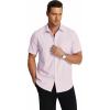 COOFANDY Men’s Short Sleeve Dress Shirts Wrinkle Free Regular Fit Dress Shirt Textured Casual Button Down Shirts(Lavender)