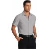 COOFANDY Men’s Short Sleeve Dress Shirts Wrinkle Free Regular Fit Dress Shirt Textured Casual Button Down Shirts(Light Grey)