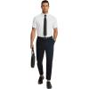 COOFANDY Men’s Short Sleeve Dress Shirts Wrinkle Free Regular Fit Dress Shirt Textured Casual Button Down Shirts(White)
