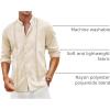 Coofandy Mens Men Casual Shirts(Beige)