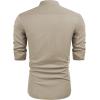 Coofandy Mens Men Casual Shirts(Khaki)