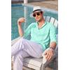 Coofandy Mens Men Casual Shirts(Light Green)