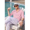 Coofandy Mens Men Casual Shirts(Light Pink)