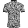 COOFANDY Mens Casual Short Sleeve Polo Shirts Slim Fit Paisley Polo T Shirts Floral Print Shirt