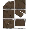 COOFANDY Men’s Casual Regular Fit Blazer Jacket Two Button Suit Jackets Lightweight Sport Coat(Brown)