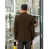 COOFANDY Men’s Casual Regular Fit Blazer Jacket Two Button Suit Jackets Lightweight Sport Coat(Brown)
