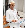COOFANDY Mens Casual Blazer Slim Fit Sport Coat Lightweight Two Button Suit Jackets(White)