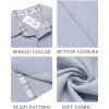 COOFANDY Men’s Button Down Shirts Short Sleeve Casual Summer Beach Vacation Wedding Shirt with Pocket(Lake Blue)