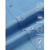 COOFANDY Mens Wrinkle Free Shirts 2026 Short Sleeve Casual Button Down Summer Dress Shirts(Blue)