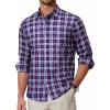 Navy Blue Red Plaid