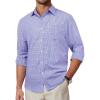 Purple Blue Gingham