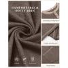 COOFANDY Mens Henley Shirts Short Sleeve Casual Button T-Shirts Basic Tee Shirts Summer Vintage T Shirts with Pocket(02 Brown)