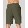 COOFANDY Men’s Casual Shorts 9 Inch Flat Front Lightweight Summer Beach Vacation Shorts with 4 Pockets(Army Green)