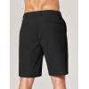 COOFANDY Men’s Casual Shorts 9 Inch Flat Front Lightweight Summer Beach Vacation Shorts with 4 Pockets(Black)