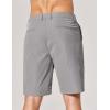 COOFANDY Men’s Casual Shorts 9 Inch Flat Front Lightweight Summer Beach Vacation Shorts with 4 Pockets(Light Grey)