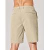COOFANDY Men’s Casual Shorts 9 Inch Flat Front Lightweight Summer Beach Vacation Shorts with 4 Pockets(Light Khaki)