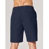 COOFANDY Men’s Casual Shorts 9 Inch Flat Front Lightweight Summer Beach Vacation Shorts with 4 Pockets(Navy Blue)