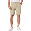 COOFANDY Men’s Casual Shorts 9 Inch Flat Front Lightweight Summer Beach Vacation Shorts with 4 Pockets(Light Khaki)