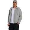 COOFANDY Men’s Light Rain Jacket with Hood Packable Waterproof Raincoat Golf Rain Gear Travel Hiking Windbreaker(Gray)