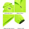 COOFANDY Men’s Light Rain Jacket with Hood Packable Waterproof Raincoat Golf Rain Gear Travel Hiking Windbreaker(Green)
