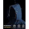 COOFANDY Men’s Light Rain Jacket with Hood Packable Waterproof Raincoat Golf Rain Gear Travel Hiking Windbreaker(Navy Blue)