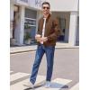 COOFANDY Men’s Lightweight Bomber Jackets Casual Spring Fall Windbreaker Jacket Light Zip Up Coat With Pocket(Brown)