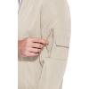 COOFANDY Men’s Lightweight Bomber Jackets Casual Spring Fall Windbreaker Jacket Light Zip Up Coat With Pocket(Moon Gray)