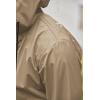 COOFANDY Men’s Long Raincoat Ligtweight Rain Jacket Waterproof Outdoor Jackets with Hood(Khaki)