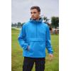 COOFANDY Men’s Rain Jacket Waterproof Lightweight Packable Raincoat Pullover Windbreaker With Hood For Hiking Running(Blue)