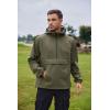 COOFANDY Men’s Rain Jacket Waterproof Lightweight Packable Raincoat Pullover Windbreaker With Hood For Hiking Running(Deep Green)