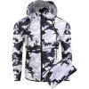 COOFANDY Men’s Light Rain Jacket with Hood Packable Waterproof Raincoat Golf Rain Gear Travel Hiking Windbreaker(Black Camo)