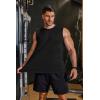 COOFANDY Men’s 3 Pack Workout Tank Tops Gym Muscle Tee Bodybuilding Fitness Sleeveless T Shirts(Black)