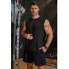COOFANDY Men’s 3 Pack Workout Tank Tops Gym Muscle Tee Bodybuilding Fitness Sleeveless T Shirts(Black)