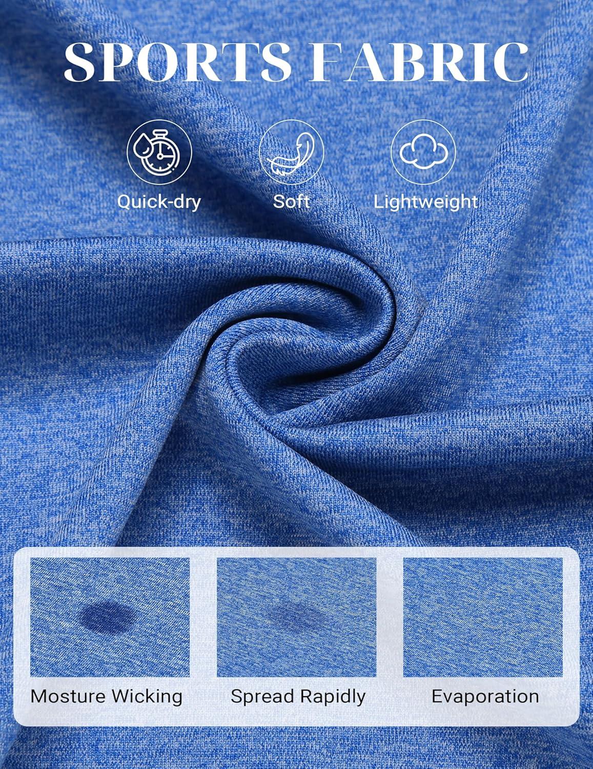 imageCOOFANDY Mens Dry Fit Workout Tank Top Sleeveless Gym Muscle Shirt UPF 50 Summer Running Athletic TshirtsBlue
