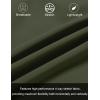 COOFANDY Men’s Athletic Running Shorts 7″ Quick Dry Lightweight Workout Gym Basketball Hiking Shorts with Pockets(2 Pack: Black/Army Green)