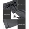 COOFANDY Men’s Athletic Running Shorts 7″ Quick Dry Lightweight Workout Gym Basketball Hiking Shorts with Pockets(2 Pack: Black/Dark Grey)