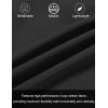 COOFANDY Men’s Athletic Running Shorts 7″ Quick Dry Lightweight Workout Gym Basketball Hiking Shorts with Pockets(Black)