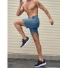 COOFANDY Men’s Athletic Running Shorts 7″ Quick Dry Lightweight Workout Gym Basketball Hiking Shorts with Pockets(Blue)