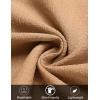 COOFANDY Men’s Beach Shorts 9″ Elastic Waist Drawstring Shorts Lightweight Regular Fit Casual Summer Shorts(Light Brown)