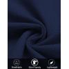 COOFANDY Men’s Beach Shorts 9″ Elastic Waist Drawstring Shorts Lightweight Regular Fit Casual Summer Shorts(Navy Blue)