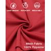 COOFANDY Men’s Gym Shorts 3 Pack Mesh Athletic Workout Shorts Lightweight Quick Dry Drawstring Shorts with Pockets(Black/Grey/Red)