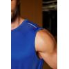 COOFANDY Men’s Sleeveless Shirt Quick Dry Workout Tank Top Gym Muscle T Shirts Sport Athletic Tanks Moisture Wicking(Blue)