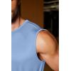 COOFANDY Men’s Sleeveless Shirt Quick Dry Workout Tank Top Gym Muscle T Shirts Sport Athletic Tanks Moisture Wicking(Light Blue)