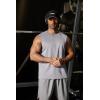 COOFANDY Men’s Sleeveless Shirt Quick Dry Workout Tank Top Gym Muscle T Shirts Sport Athletic Tanks Moisture Wicking(Light Gray)
